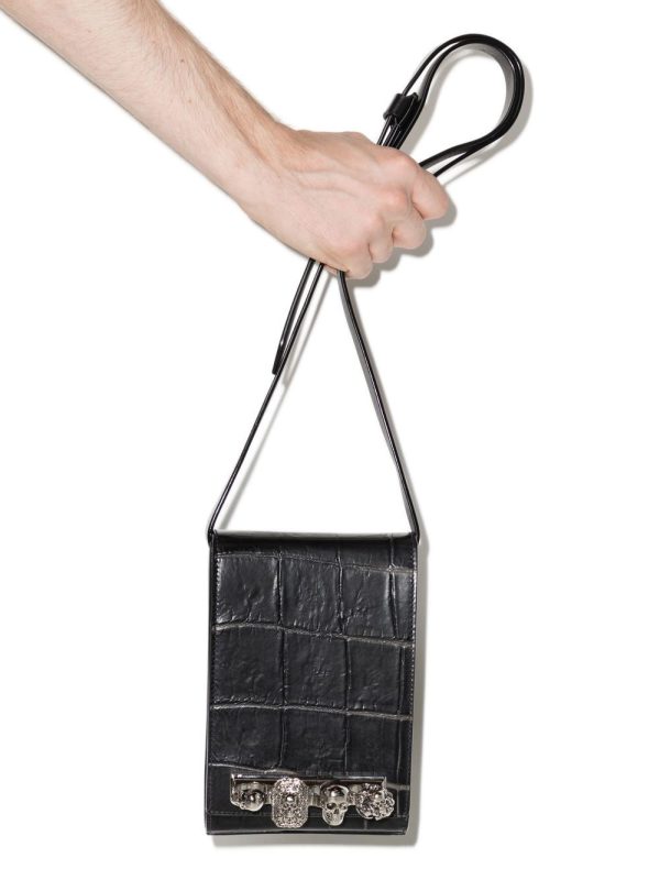 Alexander McQueen small Four Ring crossbody bag - Image 4