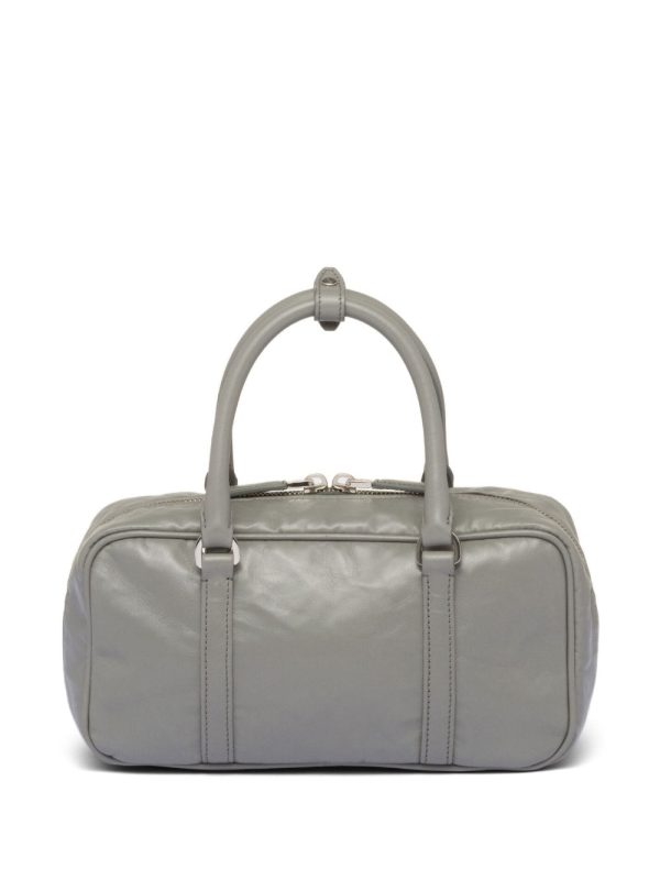 Prada Small leather top handle bag - Image 4