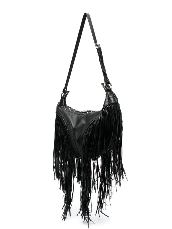 Versace Repeat fringed shoulder bag - Image 2