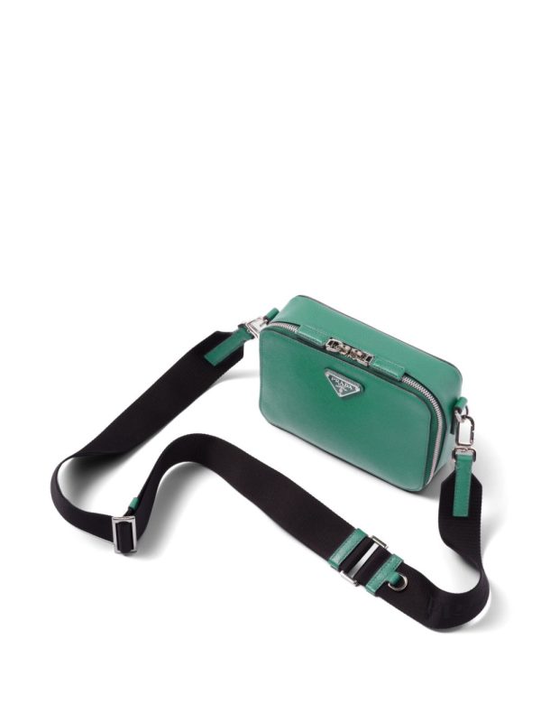 Prada logo-plaque messenger bag - Image 4