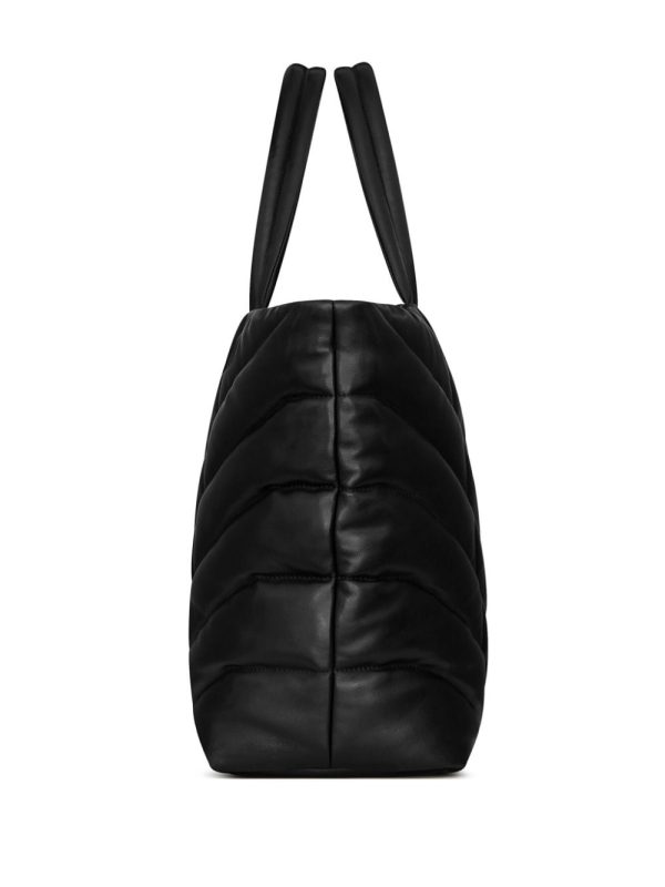Saint Laurent Puffer leather tote bag - Image 4