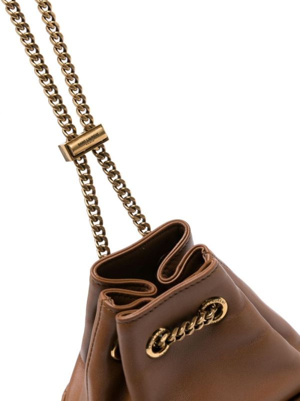 Saint Laurent mini Joe quilted leather bucket bag - Image 5