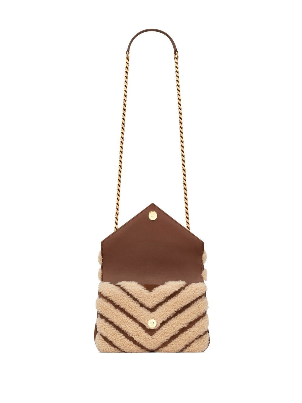 Saint Laurent medium College shearling shoulder bag - Image 4