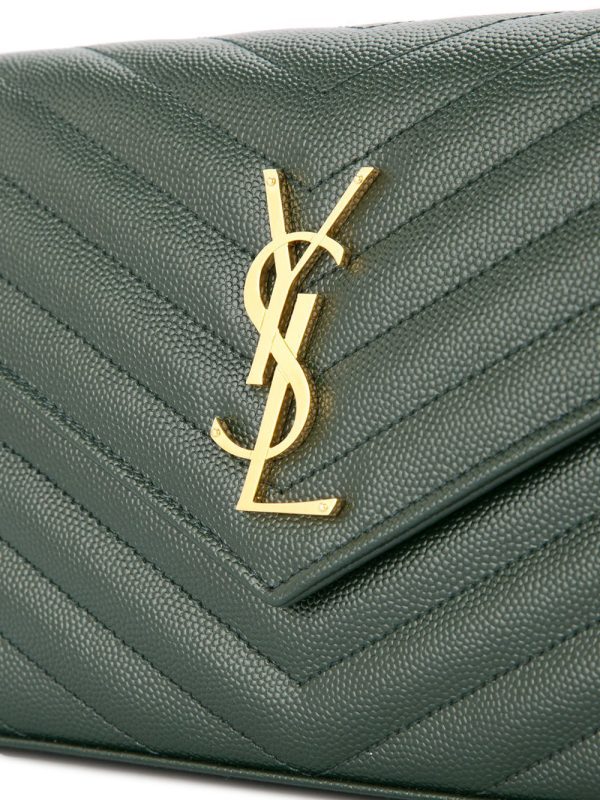 Saint Laurent monogram chain clutch - Image 4