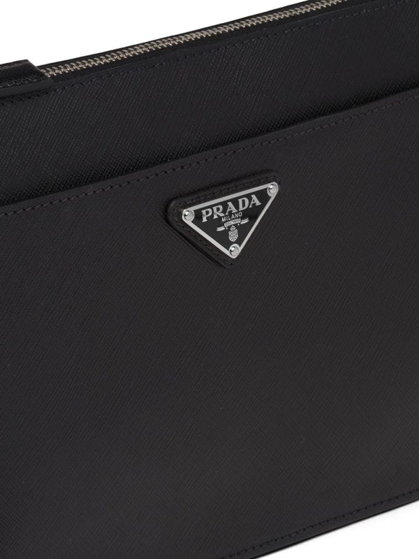 Prada logo clutch bag - Image 4