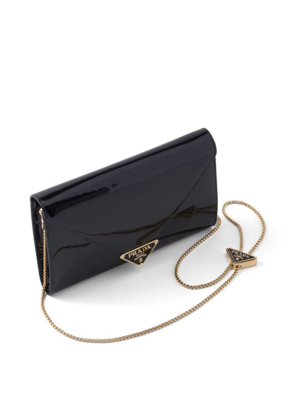 Prada patent-leather envelope bag - Image 4