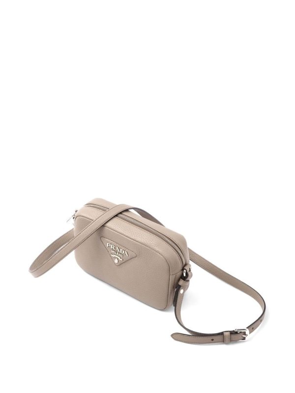Prada logo-plaque small leather bag - Image 4