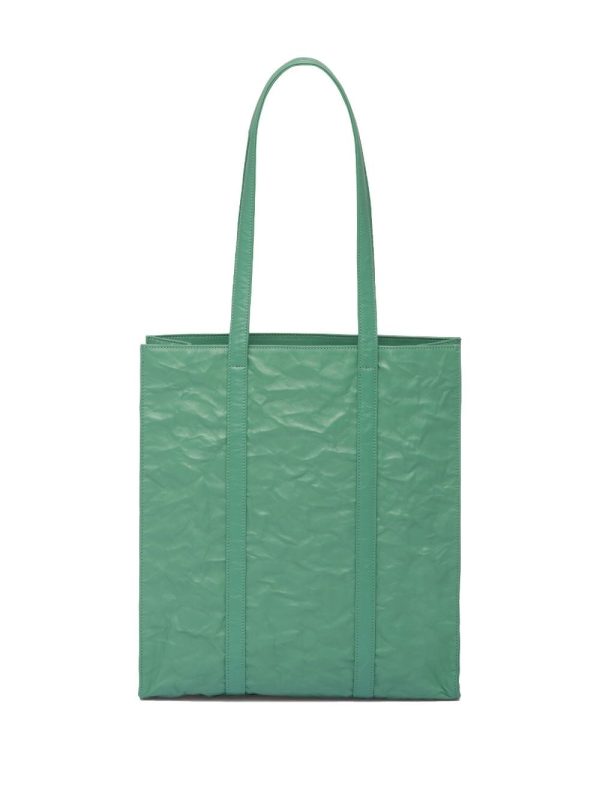 Prada small antique nappa leather tote - Image 4