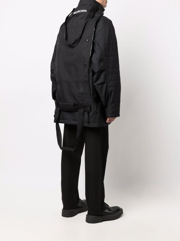 Balenciaga Transformer Gym Bag parka coat - Image 4