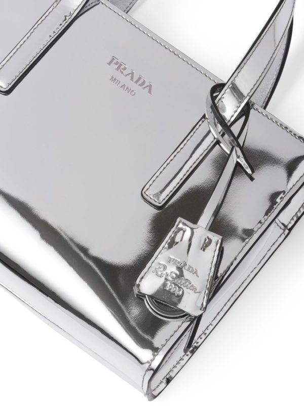 Prada Re-Edition 1995 metallic tote bag - Image 4