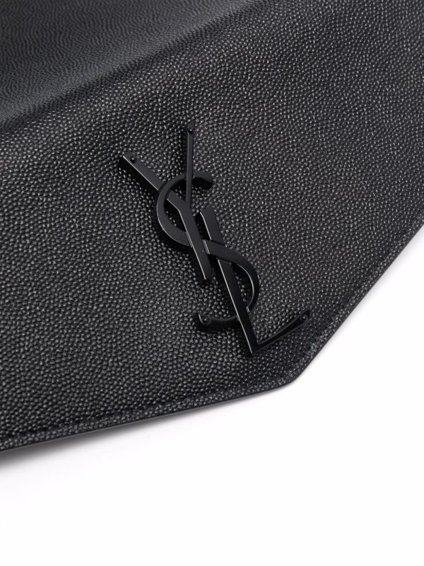 Saint Laurent Uptown YSL-plaque pouch - Image 4