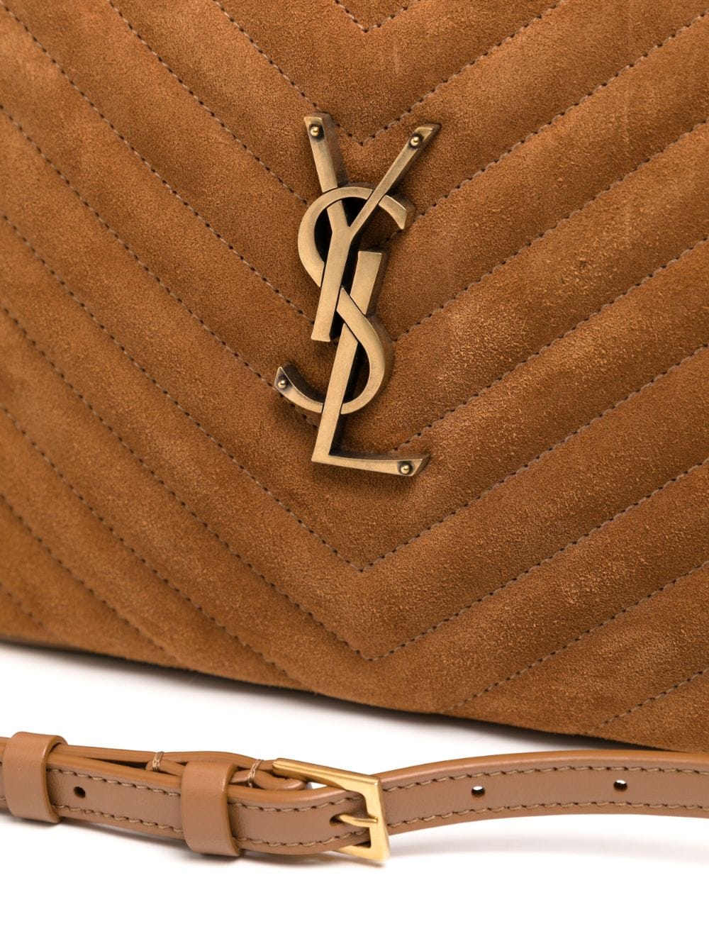 Saint Laurent Lou suede camera bag - Image 4
