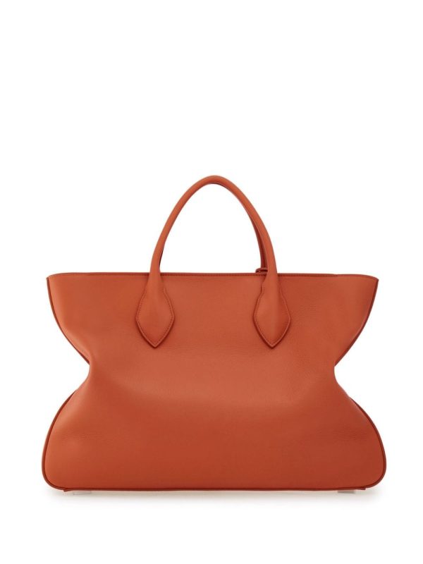 New Season  Ferragamo logo-print leather tote bag - Image 4