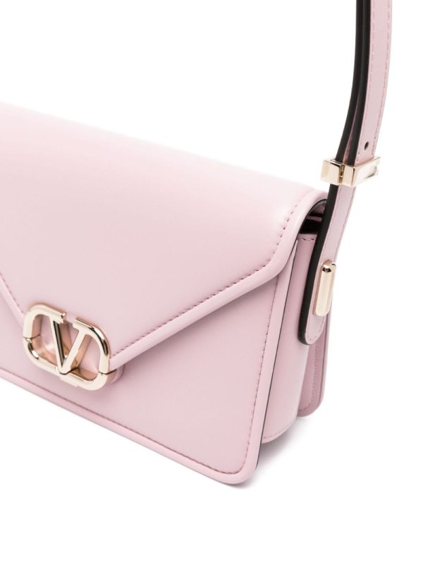 Valentino Garavani small Letter leather shoulder bag - Image 4