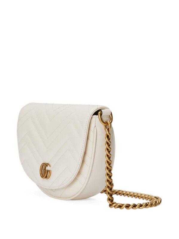 Gucci GG Marmont logo-lettering clutch bag - Image 4