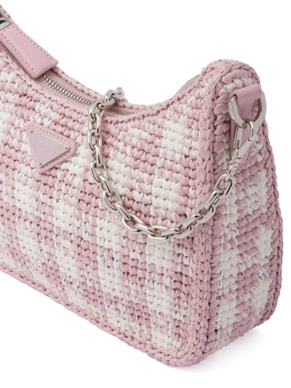 Prada Re-Edition crochet-knit mini bag - Image 4