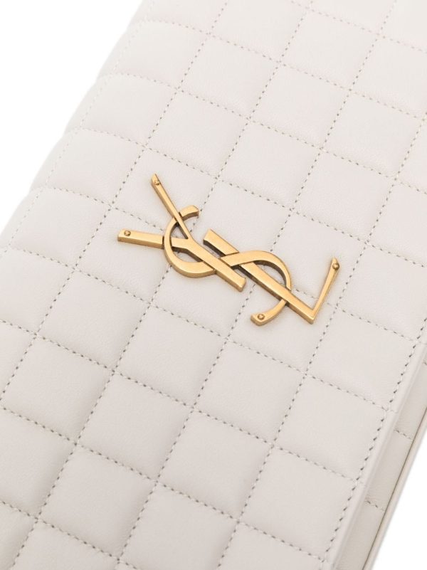 Saint Laurent Cassandre matelassé leather clutch - Image 4