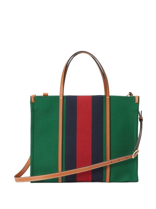 Gucci signature stripe-detail tote bag - Image 3