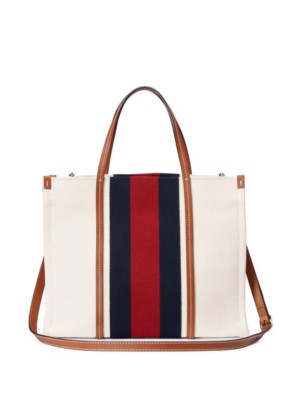 Gucci signature stripe-detail tote bag - Image 4