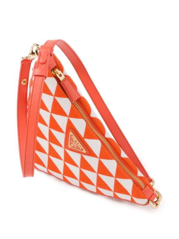 Prada embroidered jacquard mini bag - Image 4