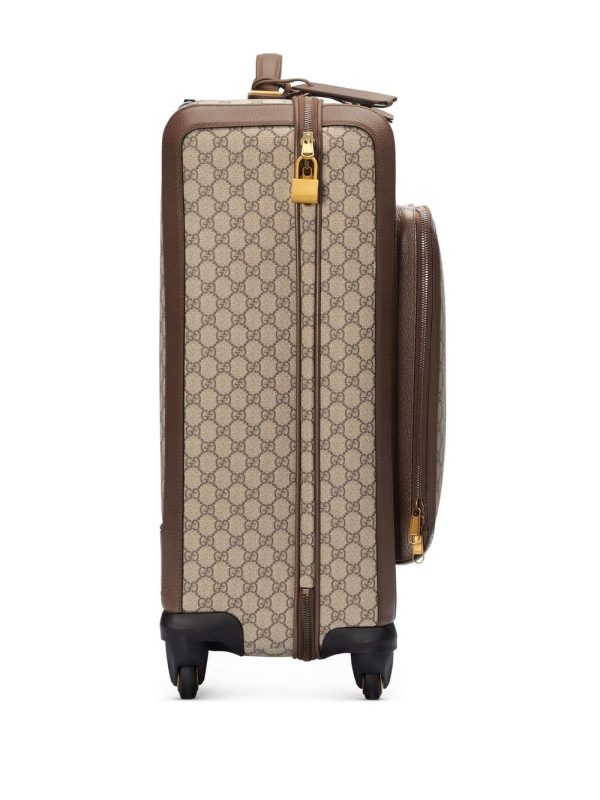 Gucci medium Ophidia GG Supreme Canvas suitcase - Image 4