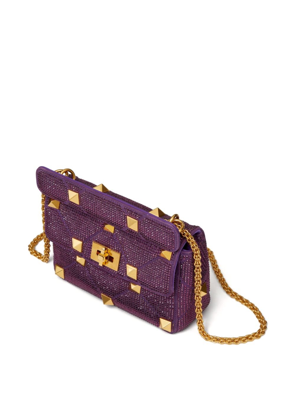 Valentino Garavani medium Roman Stud rhinestone-embellished shoulder bag - Image 5