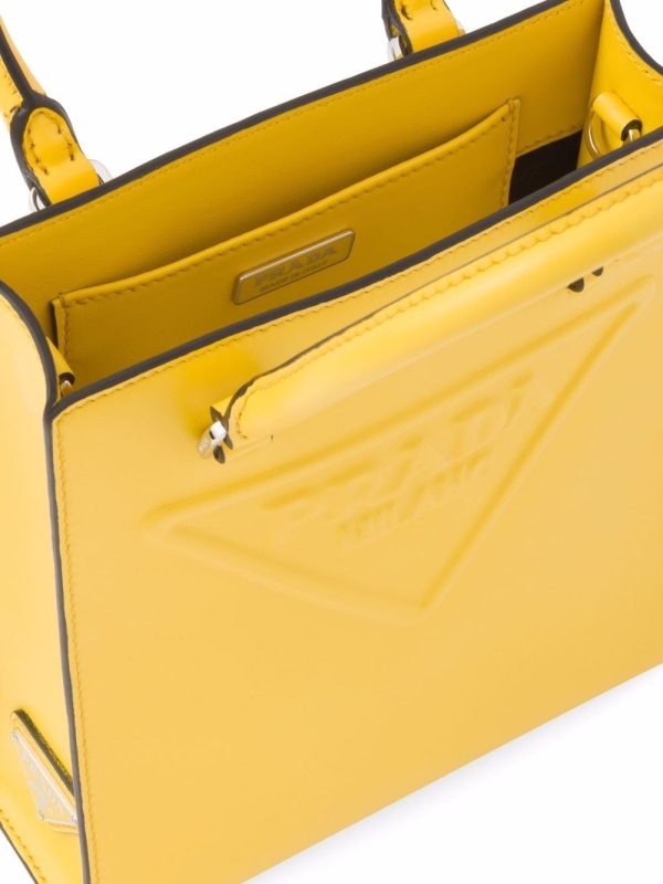 Prada logo-embossed tote bag - Image 5