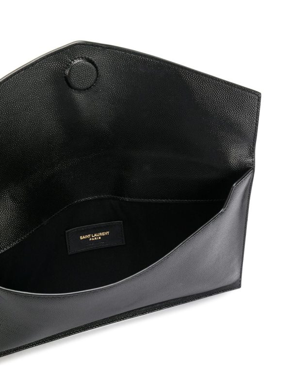Saint Laurent medium monogram plaque pouch - Image 5