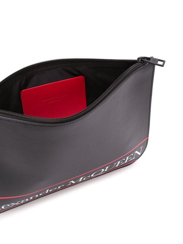 Alexander McQueen logo clutch bag - Image 5