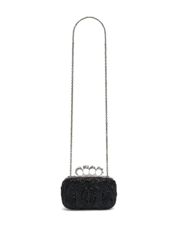 Alexander McQueen Knuckle beaded clutch - Image 5