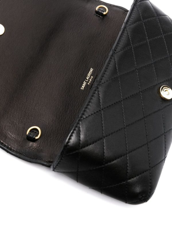 Saint Laurent mini quilted leather crossbody bag - Image 5