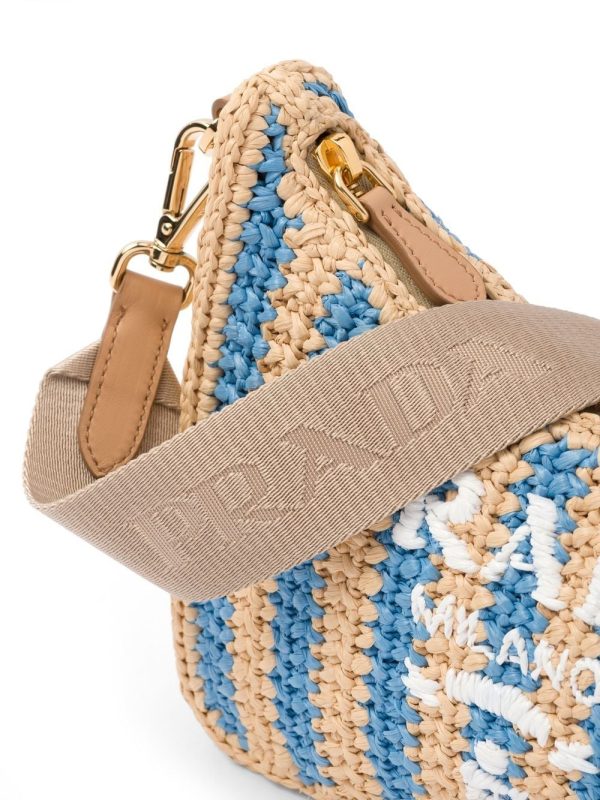 Prada Re-Edition 2005 crochet-knit shoulder bag - Image 5