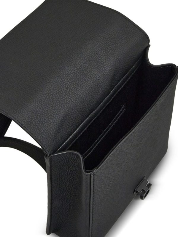 Ferragamo asymmetric faux-leather messenger bag - Image 5