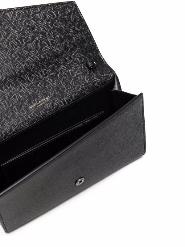 Saint Laurent envelope leather clutch bag - Image 5
