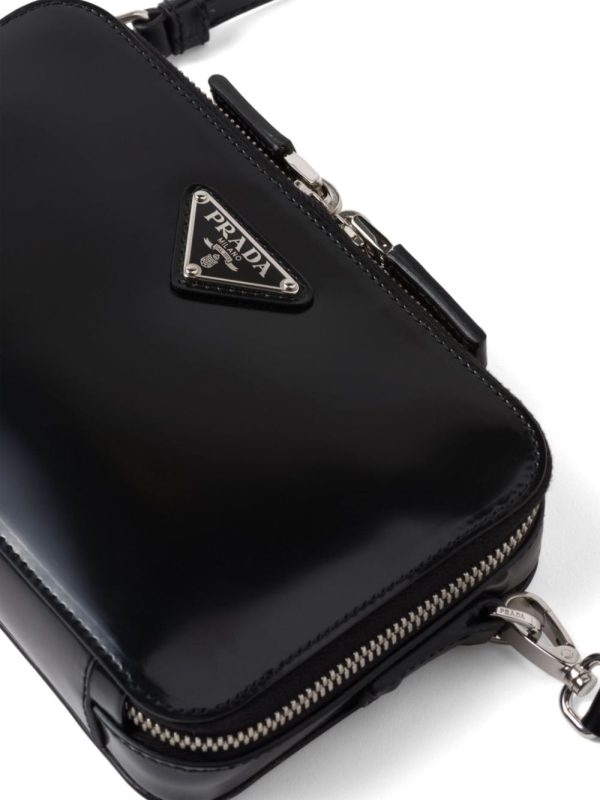 Prada small Brique brushed crossbody bag - Image 5