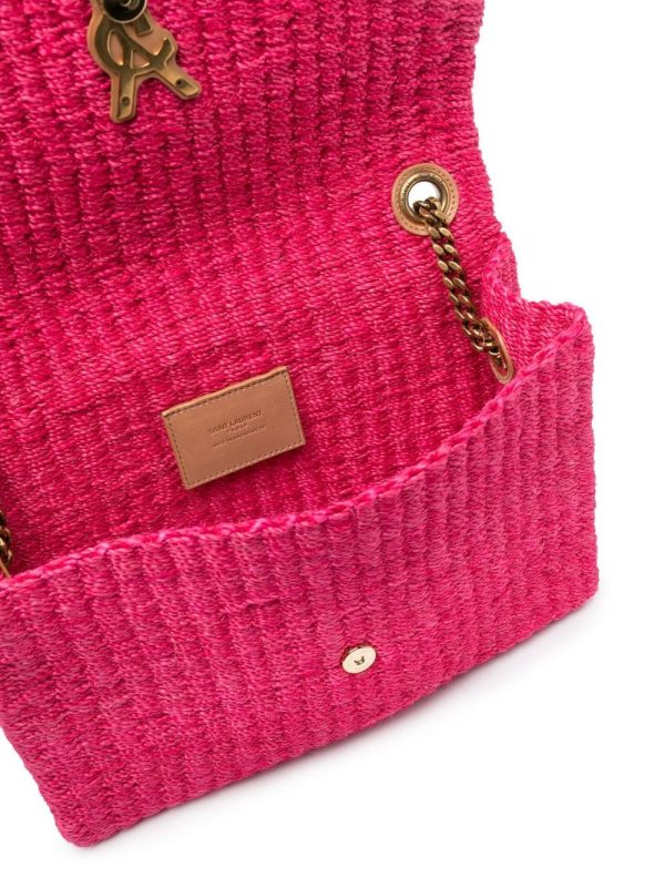 Saint Laurent Kate raffia shoulder bag - Image 5