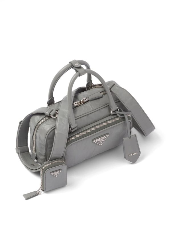 Prada multi-pocket leather tote bag - Image 5