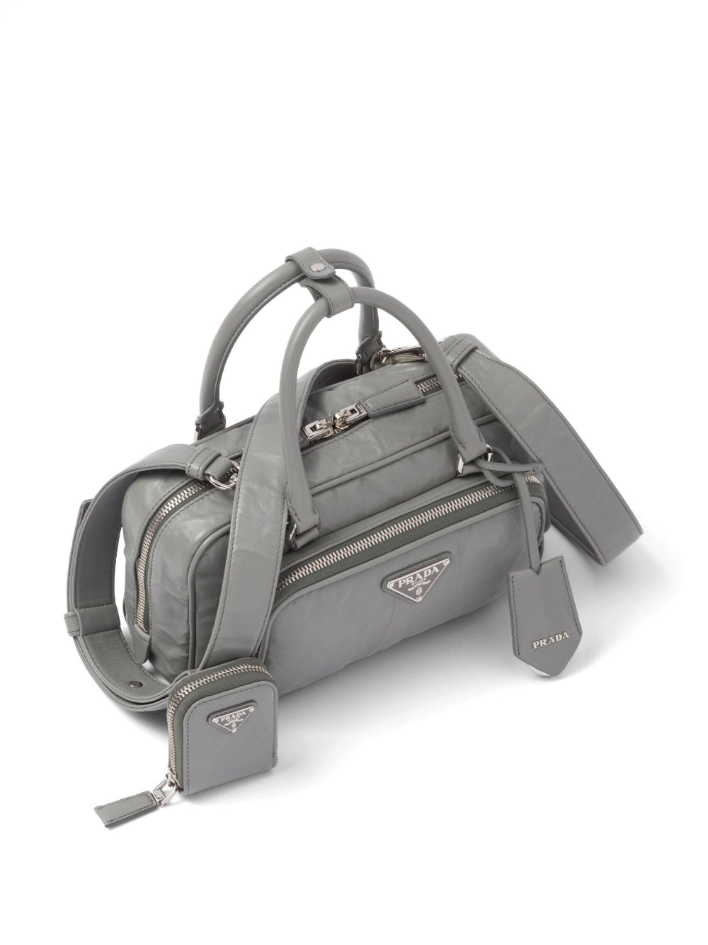 Prada multi-pocket leather tote bag - Image 5