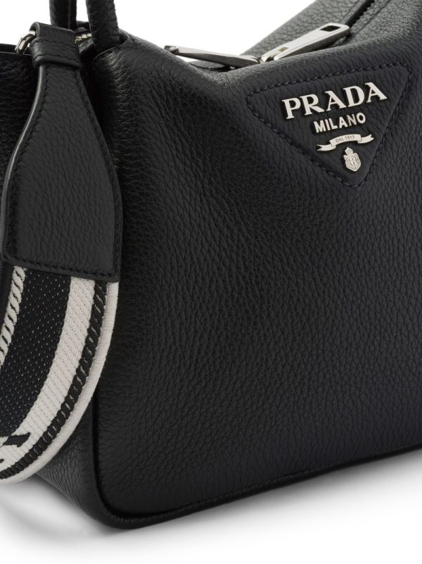 Prada logo-lettering top-handle bag - Image 5