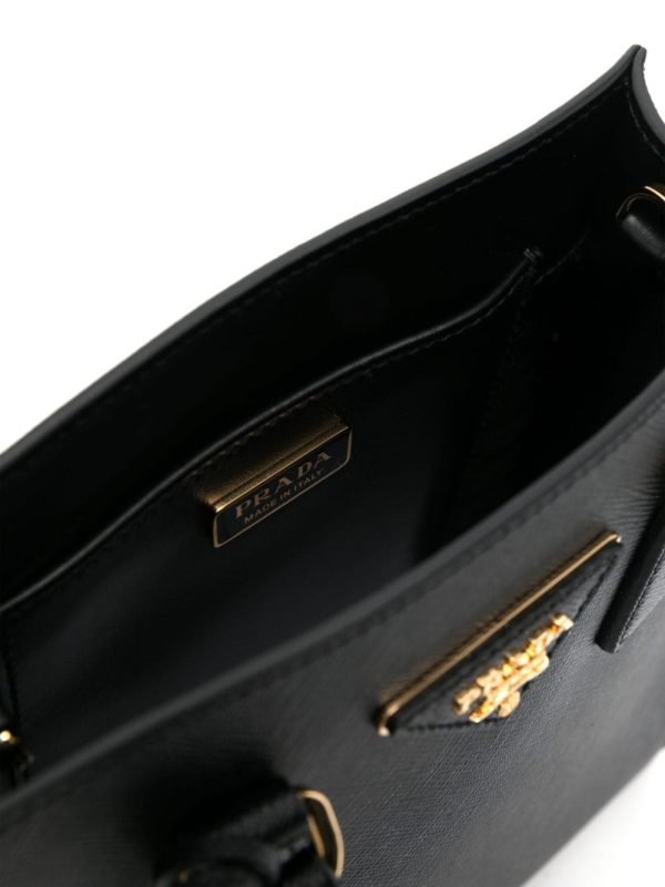 Prada Saffiano triangle-plaque tote bag - Image 5
