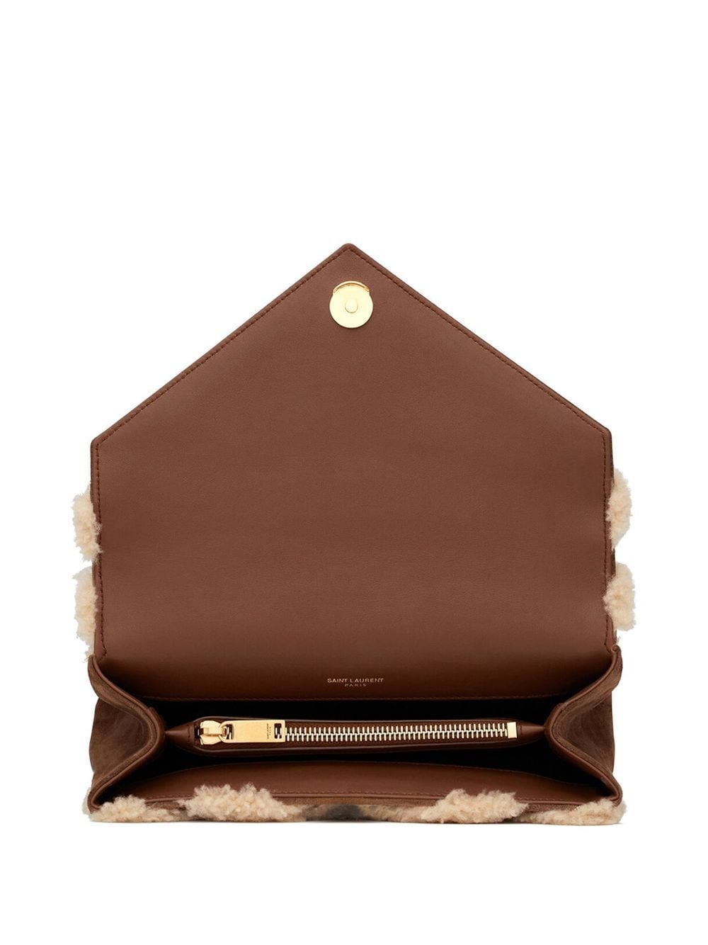 Saint Laurent medium College shearling shoulder bag - Image 5
