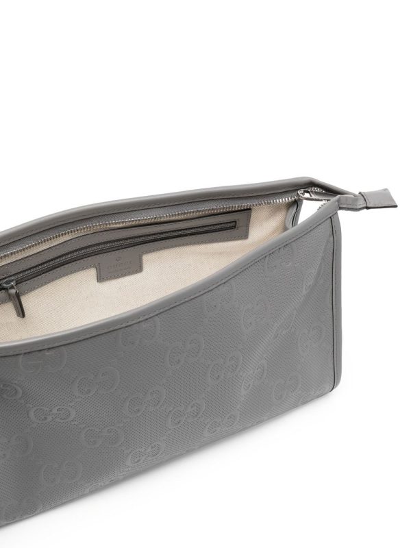 Gucci GG monogram-embossed clutch bag - Image 5