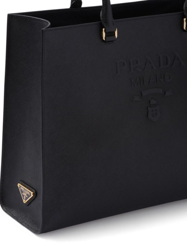 Prada medium saffiano leather tote bag - Image 5