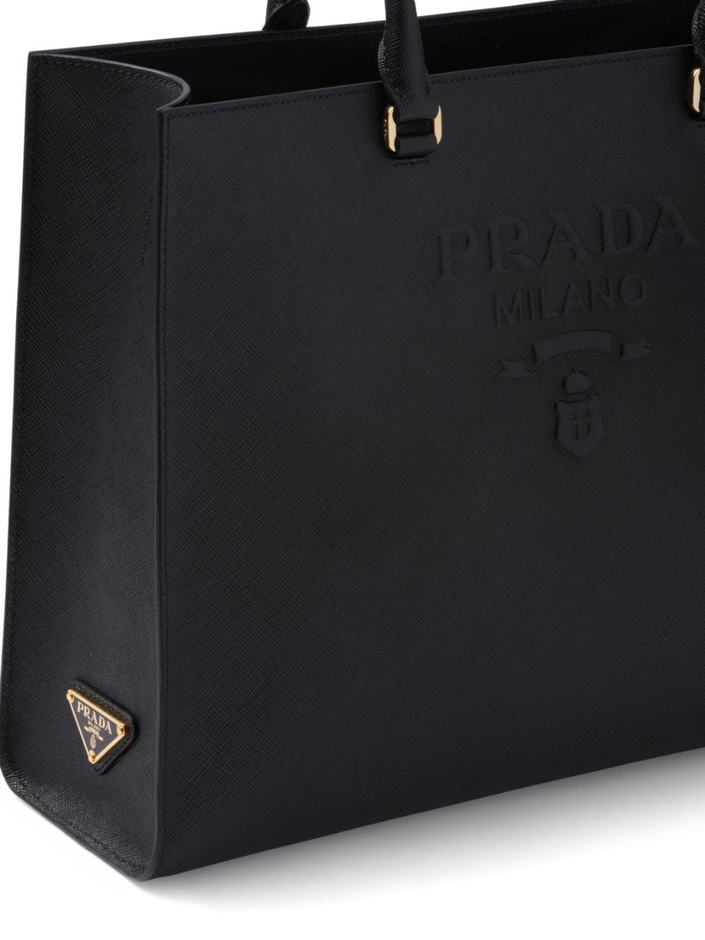 Prada medium saffiano leather tote bag - Image 5
