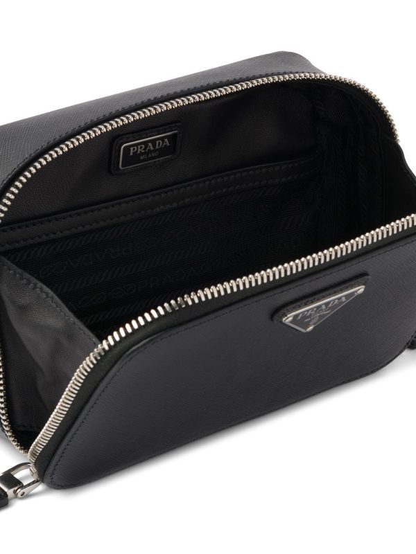 Prada logo plaque messenger bag - Image 5