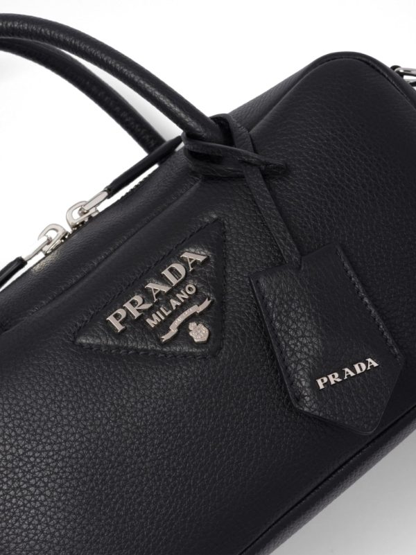 Prada logo-lettering top-handle bag - Image 5