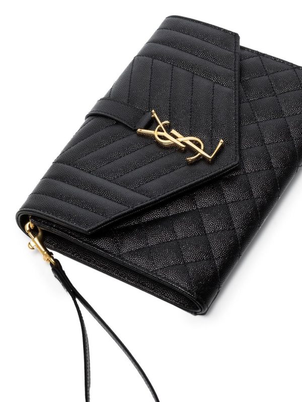 Saint Laurent Monogram envelope clutch bag - Image 5