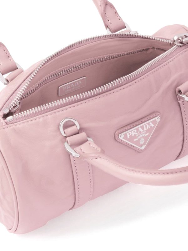 Prada logo-plaque tote bag - Image 5