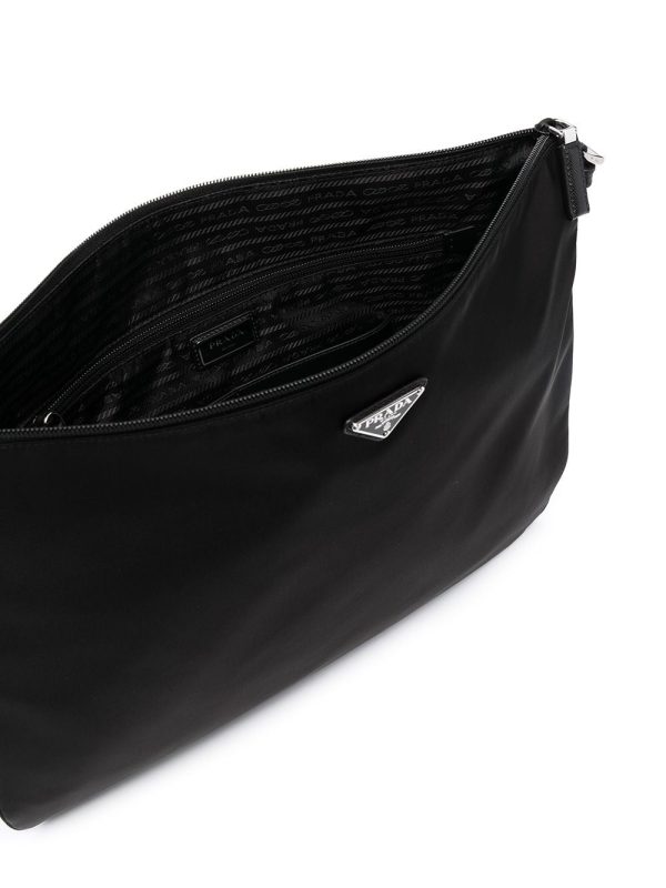 Prada logo-plaque shoulder bag - Image 5