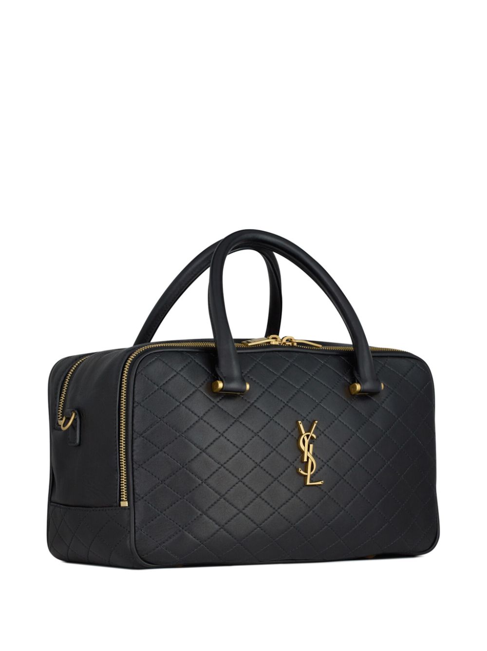 Saint Laurent Lyia quilted leather duffle bag - Image 5